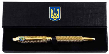 Подарунок Ручка TENSO з мініатюрою «Український Тризуб» — ElitPodarok