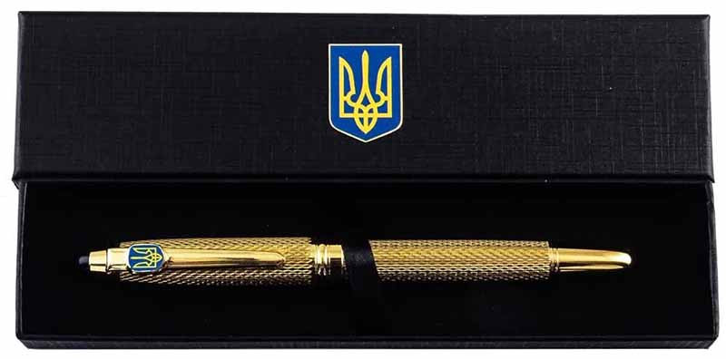 Подарунок Ручка TENSO з мініатюрою «Український Тризуб» фото 1 — ElitPodarok