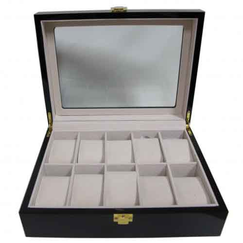 Шкатулка для хранения часов Craft 10WB.CARB.BL фото 1 — ElitPodarok