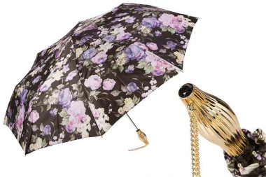Зонт складной DARK FLOWERED от PASOTTI &mdash; ElitPodarok