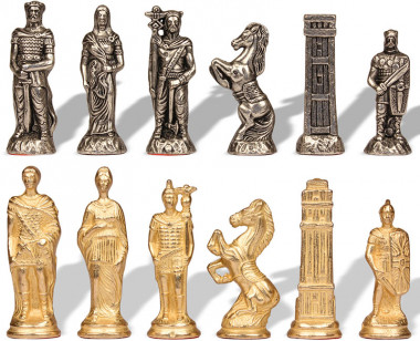 Шахові фігурки Italfama Romani vs Barbari 93M — ElitPodarok