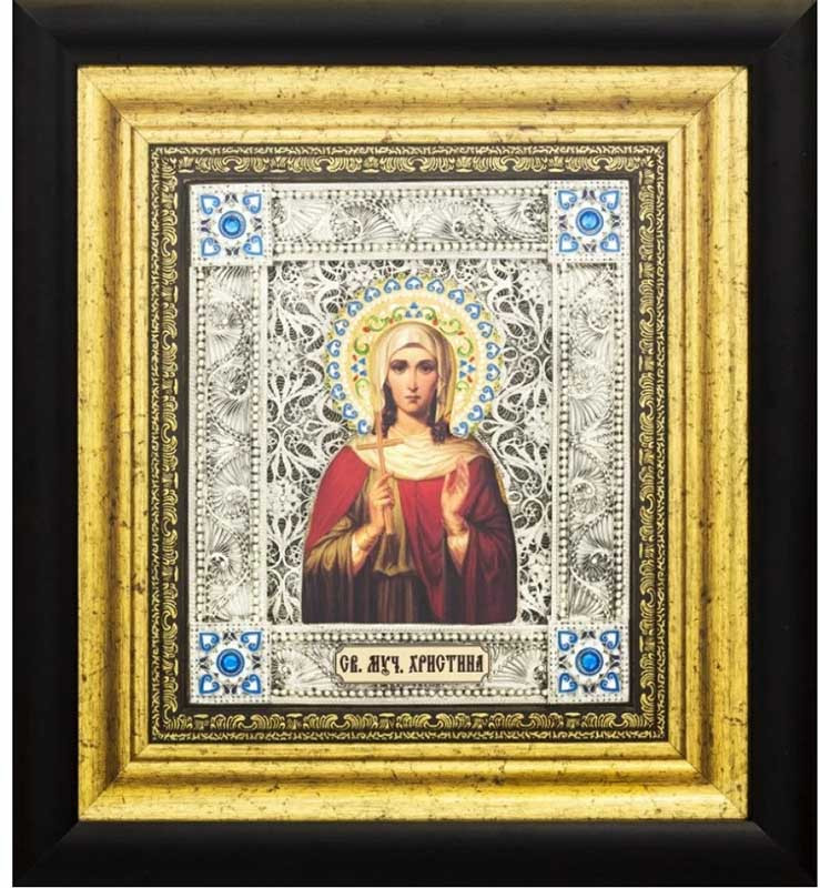 Икона «Святая мученица Христина» фото 1 — ElitPodarok