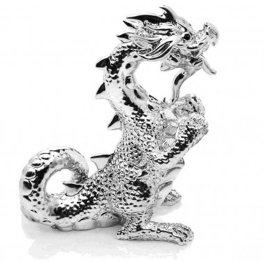 Статуэтка «Дракон» от бренда Chinelli, silver — ElitPodarok