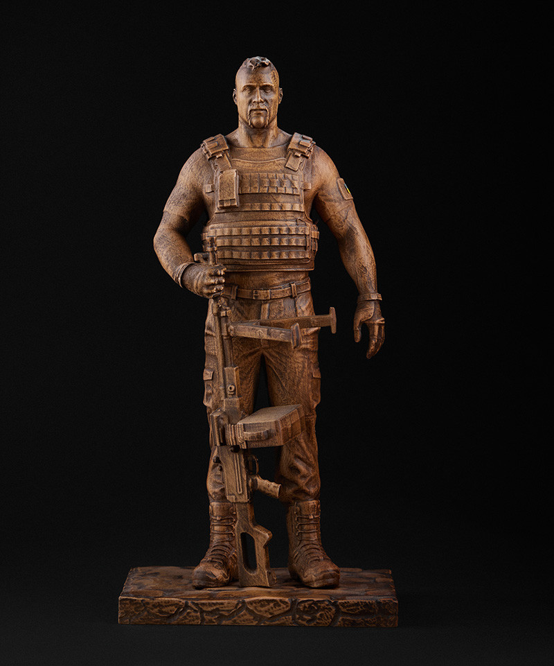 Статуэтка «Воин ЗСУ - Козак» фото 1 — ElitPodarok