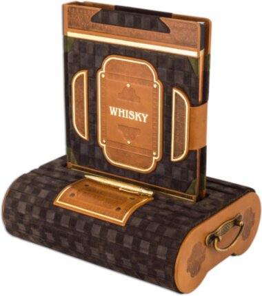 Книга в шкірі «The World Atlas of Whisky» Dave Broome — ElitPodarok