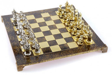 Шахматы Manopoulos «‎Средневековые рыцари» S12BRO — ElitPodarok