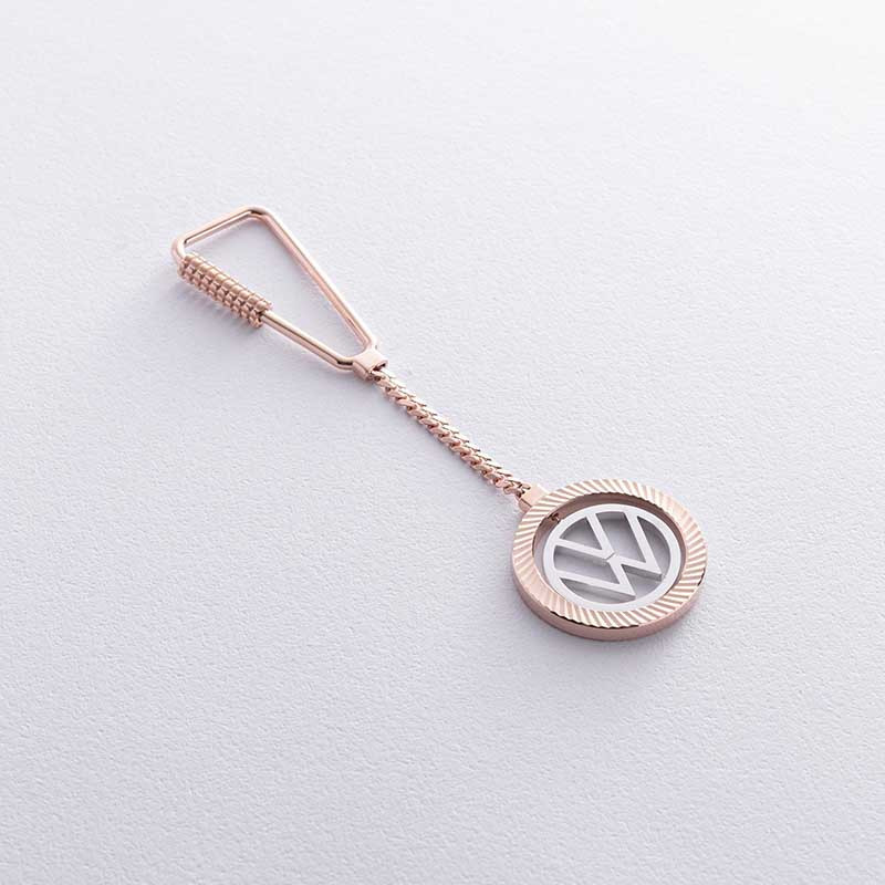Золотий брелок «Volkswagen / Фольксваген»  фото 1 — ElitPodarok