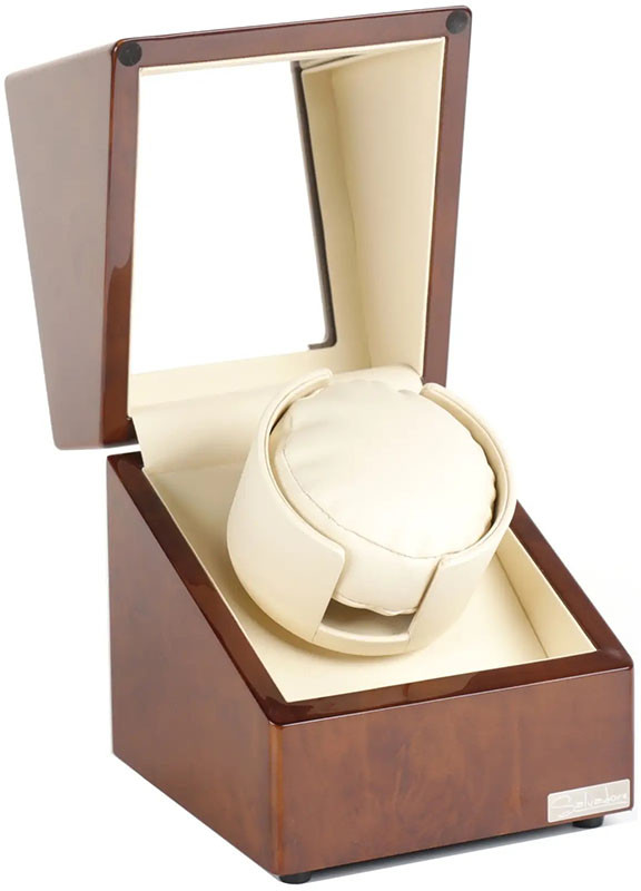 Шкатулка Salvadore для подзавода 1 часов L0010-4 BR 1x1  фото 1 — ElitPodarok