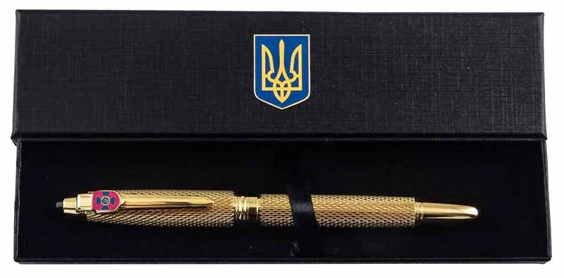 Подарунок Ручка TENSO із мініатюрою емблеми «Служба безпеки України» фото 1 — ElitPodarok