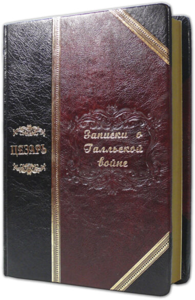 Книга у шкірі «Гай Юлій Цезар» — ElitPodarok