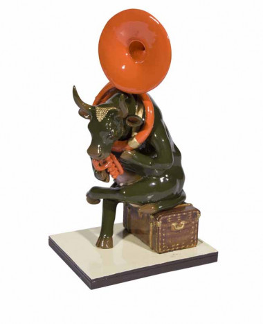 Статуетка корова «Josephine au Trombone» Cow Parade — ElitPodarok