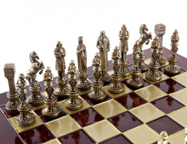 Шахматы Manopoulos «‎Ренессанс» S9CRED 36х36 см — ElitPodarok