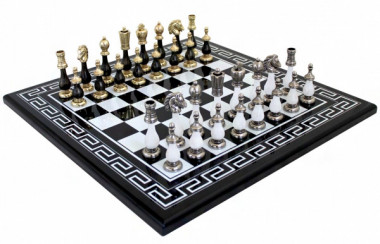 Шахматы Italfama Классика Arabescato 142BN+348NB — ElitPodarok