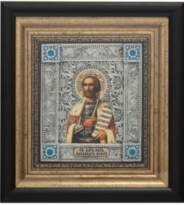 Икона «Святой благоверный князь Александр» — ElitPodarok