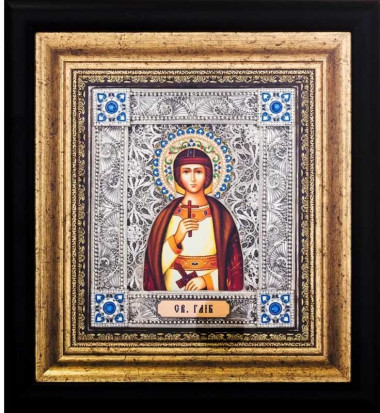 Икона подарочная «Святой Глеб‎» — ElitPodarok