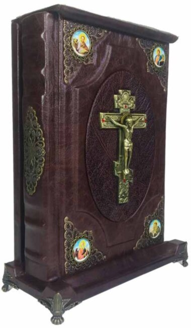 Ексклюзивна книга «Біблія» на підставці в подарунковому коробі — ElitPodarok