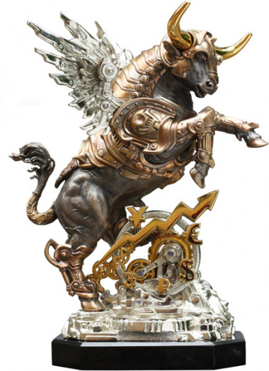 Скульптура из бронзы «Золотой телец» от Андрея Озюменко — ElitPodarok