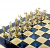 Шахи Manopoulos «Битва гігантів» S18BLU 36х36 см, сині фото 1 — ElitPodarok