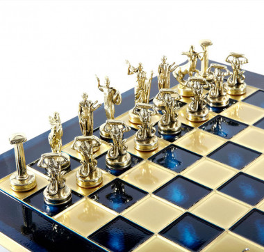 Шахи Manopoulos «Битва гігантів» S18BLU 36х36 см, сині — ElitPodarok