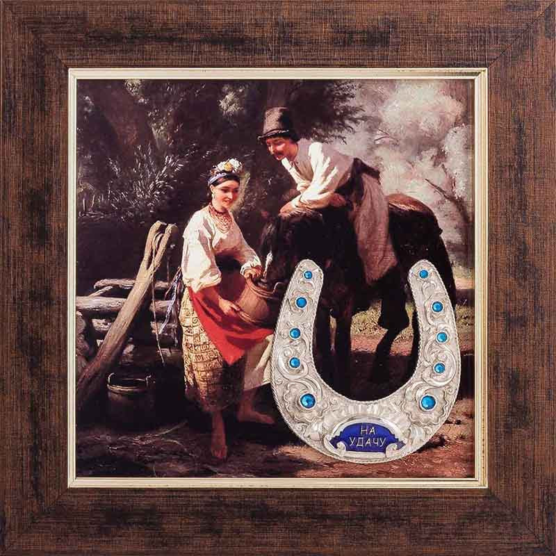 Композиція «На удачу: символ щастя на тлі ідилії кохання» фото 1 — ElitPodarok