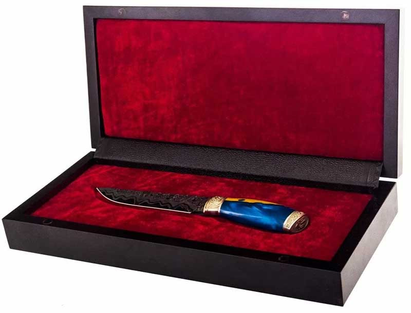 Коробка для ножа з Гербом України фото 1 — ElitPodarok