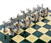 Шахматы Manopoulos «‎Битва гигантов» S18GRE, 36х36 см, зеленые фото 3 — ElitPodarok