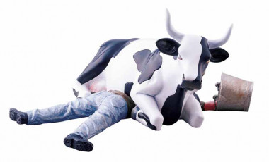 Коллекционная статуэтка «Sitting on Mant» Cow Parade — ElitPodarok