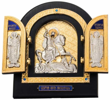 Икона подарочная «Святой Юрий Змееборец‎» — ElitPodarok