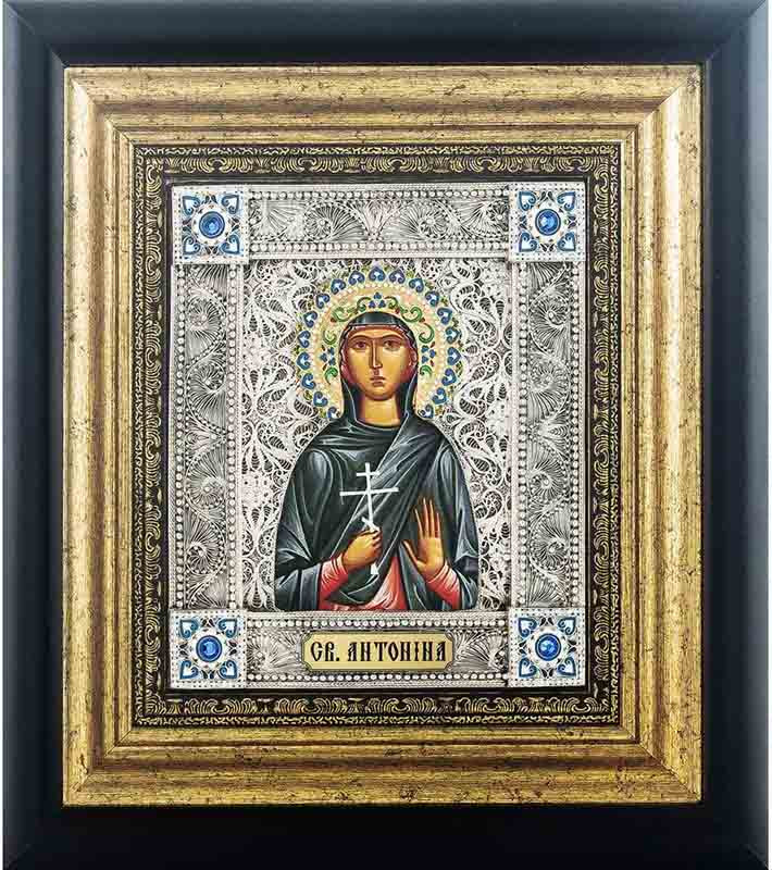 Икона подарочная «Святая мученица Антонина» фото 1 &mdash; ElitPodarok
