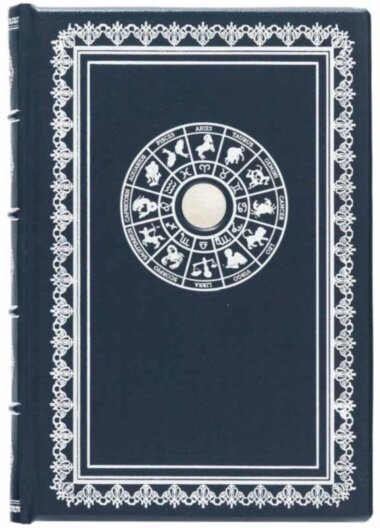 Ежедневник в кожаной обложке «Зодиак Рыбы» — ElitPodarok