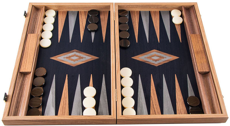 Подарункові нарди Manopoulos із американського горіха BKB1 фото 1 — ElitPodarok