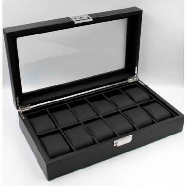 Шкатулка для зберігання годинників Craft 12PU.FIB.BL — ElitPodarok