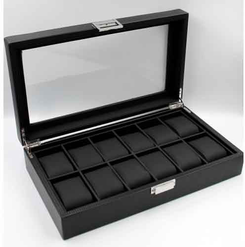 Шкатулка для хранения часов Craft 12PU.FIB.BL фото 1 — ElitPodarok