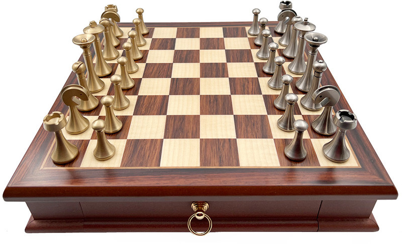 Шахматы Italfama Futuristico 15B+333W фото 1 — ElitPodarok