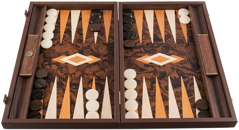 Подарункові нарди Manopoulos з каліфорнійського горіха BUU1 фото 1 — ElitPodarok