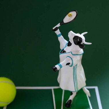 Статуэтка корова «Tennis Cow» Cow Parade — ElitPodarok