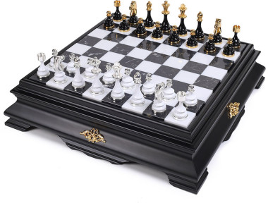 Шахматы Italfama Classico 152GSBN+CUPP77N — ElitPodarok