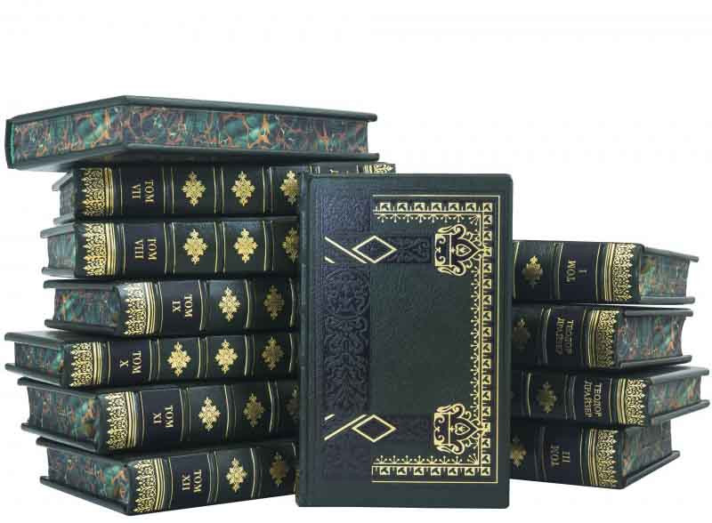 Библиотека «Теодор Драйзер» в кожаном переплете фото 1 — ElitPodarok