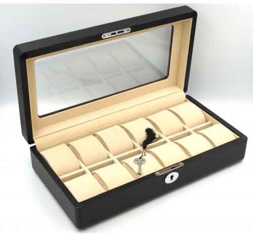 Шкатулка для хранения часов Salvadore 12W-KC фото 1 — ElitPodarok