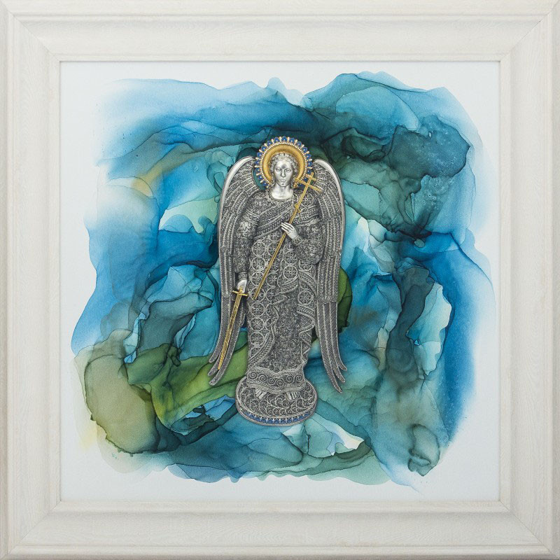 Ексклюзивне авторське панно «Небесний Ангел Охоронець‎»‎ фото 1 — ElitPodarok