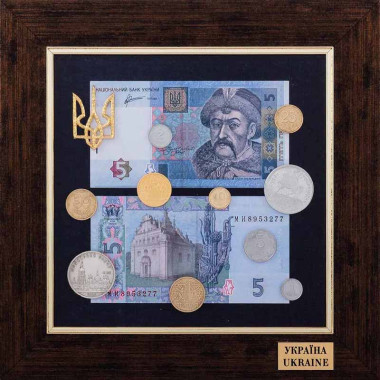 Подарок «История Украины в монетах и банкнотах» — ElitPodarok