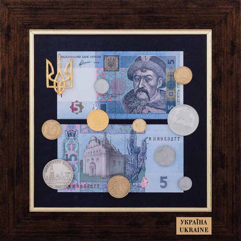 Подарок «История Украины в монетах и банкнотах» фото 1 — ElitPodarok