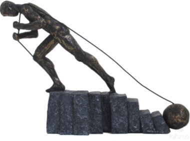 Бронзовая статуэтка «Никогда не сдавайся! / Never Give Up!» Italfama — ElitPodarok