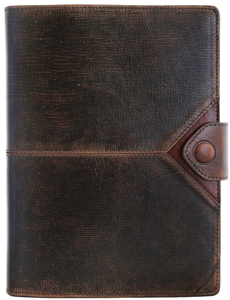 Шкіряний щоденник Бомбер Коричневий фото 1 — ElitPodarok