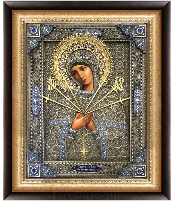 Икона Богоматерь Семистрельная фото 1 — ElitPodarok