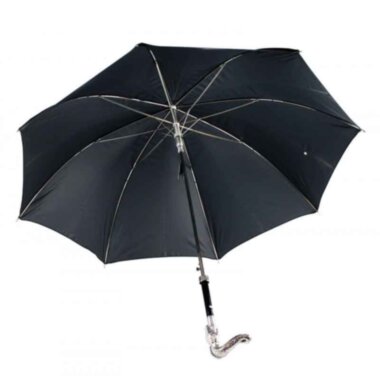 Зонт чоловічий подвійний «Змія», Silver від WALKING STICKS — ElitPodarok