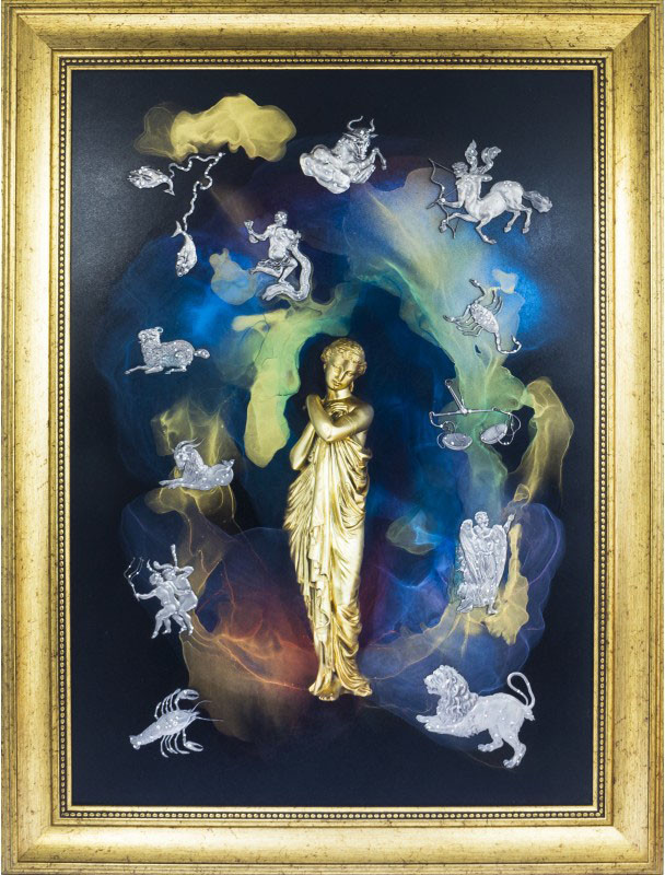 Авторское панно «Дева и знаки Зодиака»‎ в эксклюзивном исполнении фото 1 — ElitPodarok