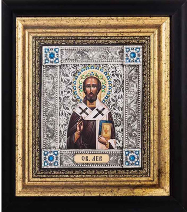 Икона «Святой Лев» — ElitPodarok