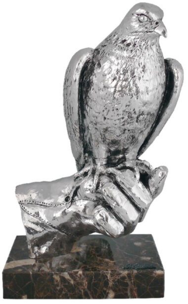 Скульптура «Серебряный сокол» от А.Anglada — ElitPodarok