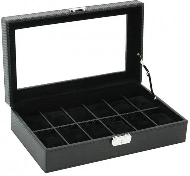Скринька для зберігання годинників Salvadore PB/1098/12.BL — ElitPodarok